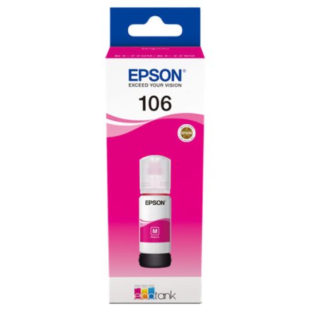Original Epson C13T00R340 106 Tintenflasche magenta (ca. 5.000 Seiten)
