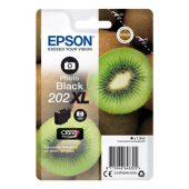  Original Epson C13T02H14010 202XL Tintenpatrone schwarz foto High-Capacity (ca. 800 Seiten) 