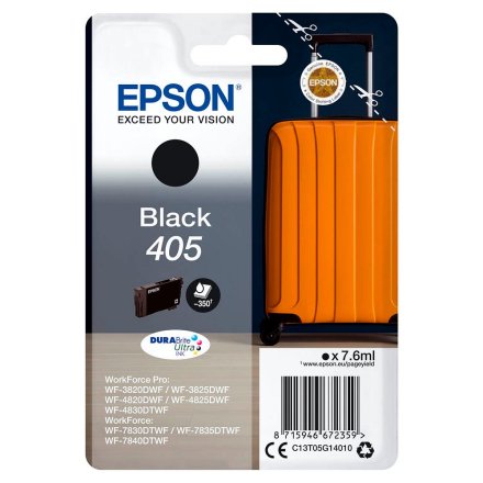 Original Epson 405 C 13 T 05G14010 Tintenpatrone schwarz (ca. 350 Seiten)