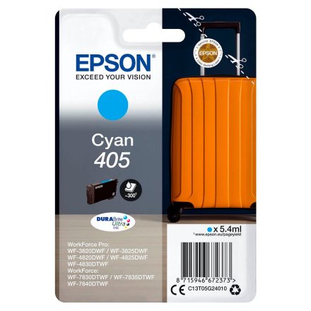 Original Epson C13T05G24010 405 Tintenpatrone cyan (ca. 300 Seiten)