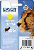  Original Epson C13T07144012 T0714 Tintenpatrone gelb (ca. 415 Seiten) 