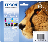  Original Epson C13T07154012 T0715 Tintenpatrone MultiPack Bk,C,M,Y 