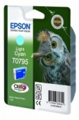  Original Epson C13T07954010 T0795 Tintenpatrone cyan hell (ca. 520 Seiten) 