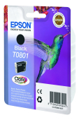  Original Epson C13T08014011 T0801 Tintenpatrone schwarz (ca. 330 Seiten) 