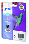  Original Epson C13T08054011 T0805 Tintenpatrone cyan hell (ca. 330 Seiten) 