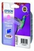  Original Epson C13T08064011 T0806 Tintenpatrone magenta hell (ca. 520 Seiten) 