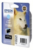  Original Epson C13T09654010 T0965 Tintenpatrone cyan hell (ca. 865 Seiten) 