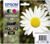  Original Epson 18 C 13 T 18064012 Tintenpatrone MultiPack Bk,C,M,Y 