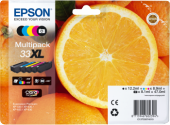  Original Epson C13T33574011 33 XL Tintenpatrone MultiPack High-Capacity Bk,C,M,Y,PBK EasyMail 