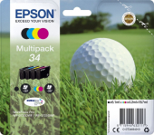 Original Epson 34 C 13 T 34664010 Tintenpatrone MultiPack Bk,C,M,Y 