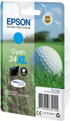  Original Epson C13T34724010 34 XL Tintenpatrone cyan High-Capacity (ca. 950 Seiten) 