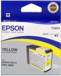 Original Epson C13T580400 T5804 Tintenpatrone gelb (ca. 80 ml)
