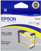  Original Epson C13T580400 T5804 Tintenpatrone gelb (ca. 80 ml) 