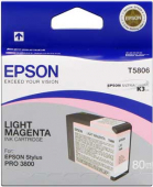  Original Epson C13T580600 T5806 Tintenpatrone magenta hell (ca. 80 ml) 