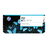  Original HP 727, C1Q12A Tintenpatrone schwarz matt (ca. 300 ml) 