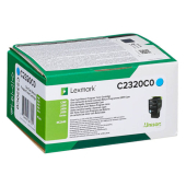  Original Lexmark C2320C0 Toner cyan return program (ca. 1.000 Seiten) 