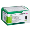 Original Lexmark C2320M0 Toner magenta return program (ca. 1.000 Seiten) 