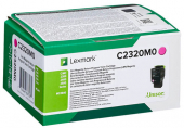  Original Lexmark C2320M0 Toner magenta return program (ca. 1.000 Seiten) 