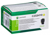 Original Lexmark C232HY0 C/MC2325/2425/2535 Toner gelb return program (ca. 2.300 Seiten) 