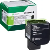  Original Lexmark C242XK0 Toner schwarz extra High-Capacity return program (ca. 6.000 Seiten) 