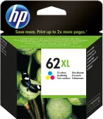  Original HP 62XL, C2P07AE Tintenpatrone color High-Capacity (ca. 415 Seiten) 