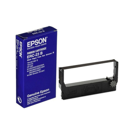 Original Epson ERC-23-B C 43 S0 15360 Nylonband schwarz (ca. 1.500.000 Zeichen)