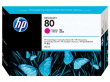  Original HP 80, C4847A Tintenpatrone magenta High-Capacity (ca. 4.400 Seiten) 