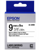  Original Epson LK-3WBN C53S653003 Farbband schwarz auf weiss 