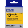 Original Epson LK-4YBP C53S654008 DirectLabel-Etiketten schwarz auf gelb 