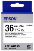 Original Epson C53S657006 LK-7WBN DirectLabel-Etiketten schwarz auf weiss 