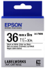  Original Epson C53S657006 LK-7WBN DirectLabel-Etiketten schwarz auf weiss 