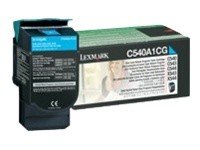 Original Lexmark C540A1CG C540 Toner cyan return program (ca. 1.000 Seiten)