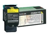 Original Lexmark C540A1YG C540 Toner gelb return program (ca. 1.000 Seiten)