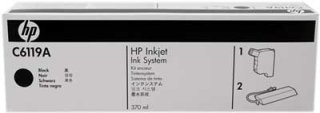 Original HP C6119A Tintenpatrone schwarz SPS (ca. 370 ml)