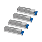  4 Toner von tintenalarm.de ersetzt Oki 46507505, 46507506, 46507507, 46507508 