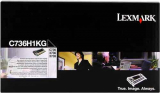  Original Lexmark C736H1KG Toner schwarz return program (ca. 12.000 Seiten) 