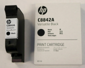  Original HP C8842A Tintenpatrone schwarz, Versatile schnelltrocknende Tinte (ca. 220 Seiten) 