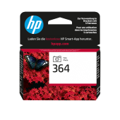  Original HP 364, CB317EE Tintenpatrone schwarz Foto (ca. 130 Seiten) 
