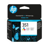  Original HP 351, CB337EE Tintenpatrone color (ca. 170 Seiten) 