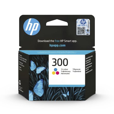 Original HP 300, CC643EE Tintenpatrone color (ca. 165 Seiten)
