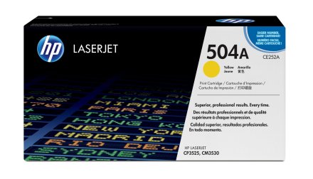 Original HP CE252A 504A Toner gelb (ca. 7.000 Seiten)