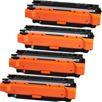 4 Toner von tintenalarm.de ersetzt HP CE260X, CE261A, CE262A, CE263A