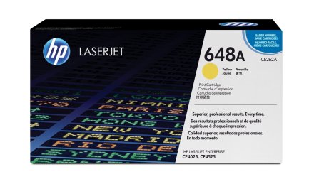 Original HP 648A CE 262 A Toner gelb (ca. 11.000 Seiten)