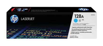 Original HP 128A CE 321 A Toner cyan (ca. 1.300 Seiten)
