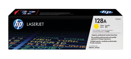 Original HP 128A CE 322 A Toner gelb (ca. 1.300 Seiten)