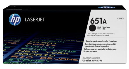 Original HP 651A CE 340 A Toner schwarz (ca. 13.500 Seiten)