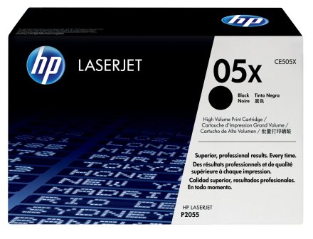 Original HP 05X CE 505 X Toner schwarz (ca. 6.500 Seiten)