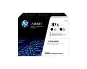  Original HP 87X CF 287 XD Toner High-Capacity Doppelpack (ca. 18.000 Seiten) 