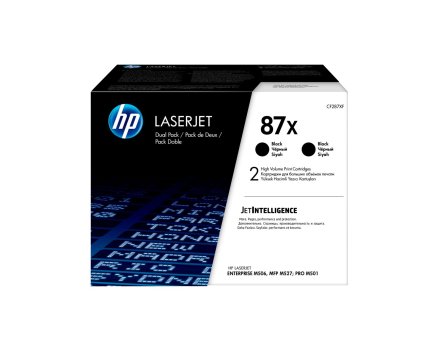 Original HP 87X CF 287 XD Toner schwarz High-Capacity Doppelpack (ca. 18.000 Seiten)