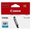  Original Canon CLI-581c 2103C001 Tintenpatrone cyan (ca. 259 Seiten) 